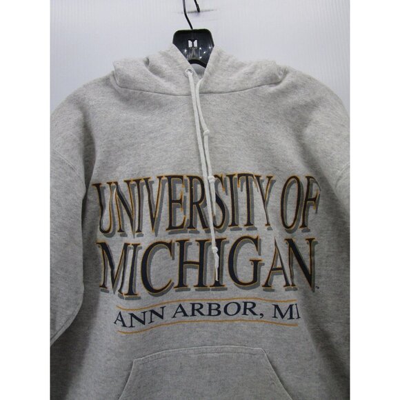 VINTAGE University of Michigan Wolverines Sweatshirt Medium TNT 90s * - Picture 2 of 14
